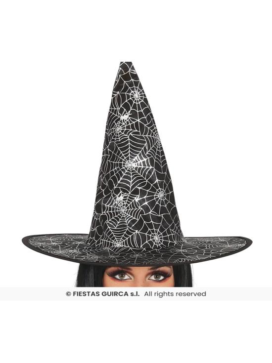 Disfraz de Bruja Telaraña Plateada – Vestido con Sombrero – Disfraz de Halloween para Mujer