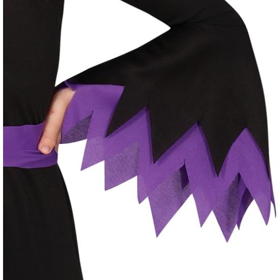 Disfraz de Bruja Violeta para Niña con Sombrero