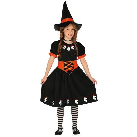 Disfraz de Brujita Calaveras para niña