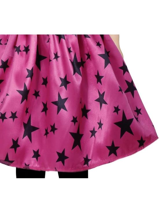Disfraz de Brujita Estrellas Rosa para Bebé Niña