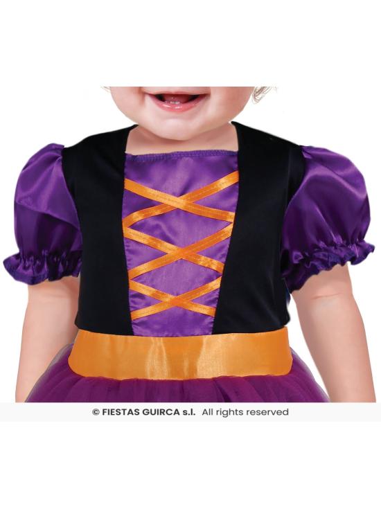 Disfraz de Brujita Morada para Bebé Niña