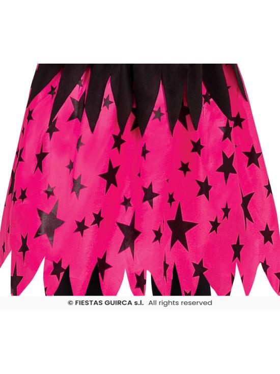 Disfraz de Brujita Rosa Estrellas