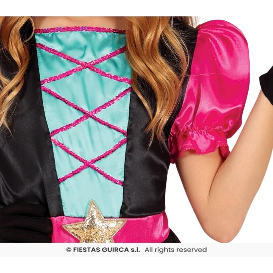 Disfraz de Brujita Rosa Estrellas