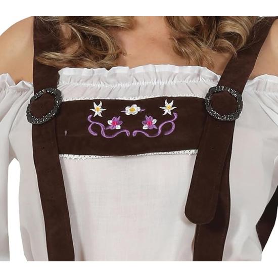 Disfraz de Bávara con Pantalón Premium Mujer