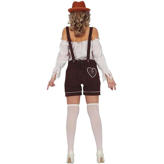 Disfraz de Bávara con Pantalón Premium Mujer
