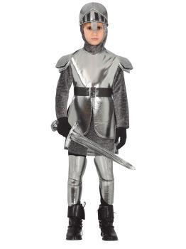 Disfraz de caballero medieval con armadura para niño