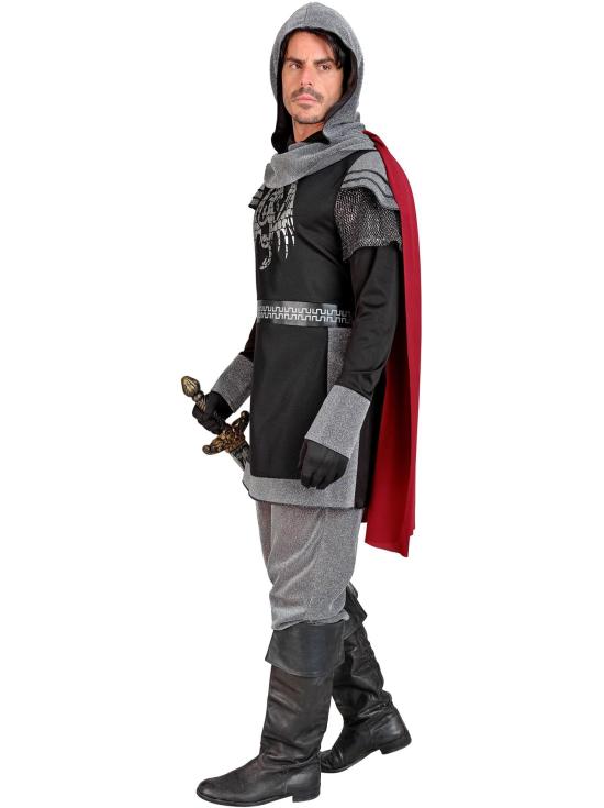 Disfraz de Caballero Oscuro, Medieval adulto