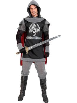 Disfraz de Caballero Oscuro, Medieval adulto