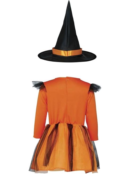 Disfraz de Calabaza Brujita para Bebé Niña – Mi Primer Halloween