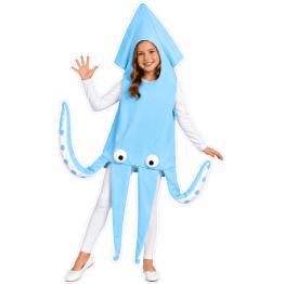 Disfraz de Calamar Infantil | Animal Marino para Carnaval