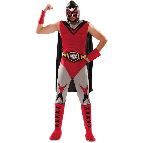 Disfraz de Campeón de lucha libre para hombre