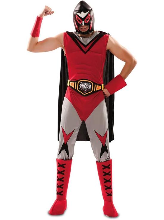 Disfraz de Campeón de lucha libre para hombre