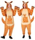 Disfraz de Canguro para Adulto – Mono de Peluche con Capucha