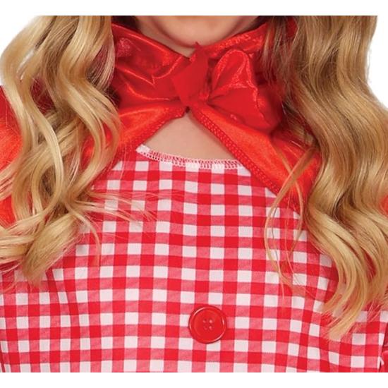 Disfraz de Caperucita Roja Infantil – Vestido, Capa y Delantal