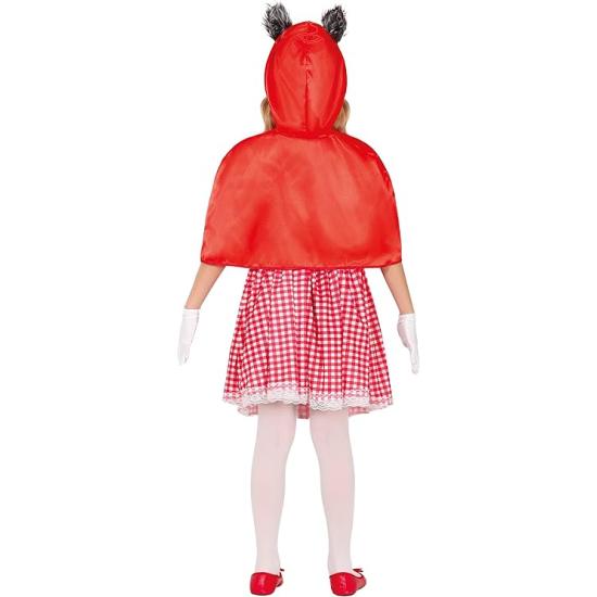 Disfraz de Caperucita Roja Infantil – Vestido, Capa y Delantal