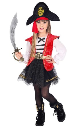 Disfraz de Capitana Pirata niña
