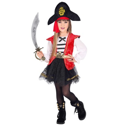 Comprar Disfraz de Capitana Pirata niña > para Niñas > Disfraces Históricos Niñas > Disfraces Piratas Niñas > Disfraces infantiles | Tienda de en Madrid, disfracestuyyo.com