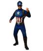 Disfraz de Capitán América Endgame Musculoso para Hombre adulto