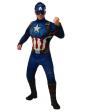 Disfraz de Capitán América Endgame Musculoso para Hombre adulto