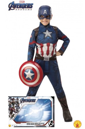 Disfraz de Capitán américa infantil Endgame