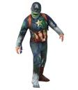 Disfraz de Capitán América Zombie para Hombre