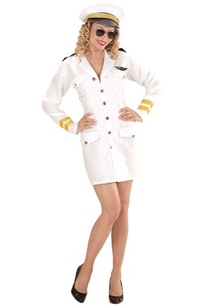 Disfraz de Capitán de Marina para mujer