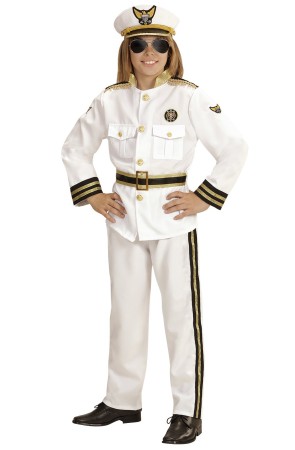 Disfraz de Capitán de Marina para niño
