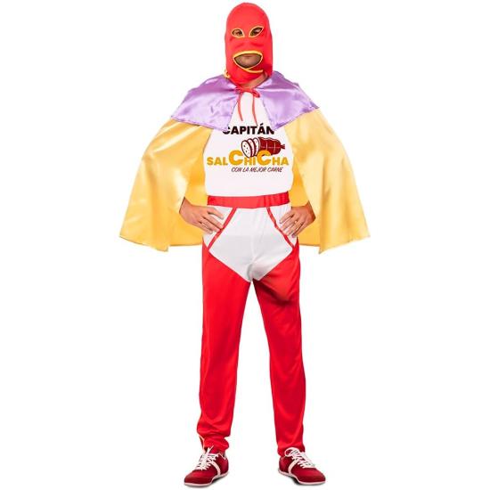 Disfraz de capitán salchicha para hombre Disfraz de capitán salchicha para hombre