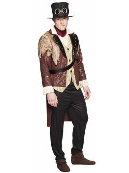 Disfraz de Capitán Steampunk adulto