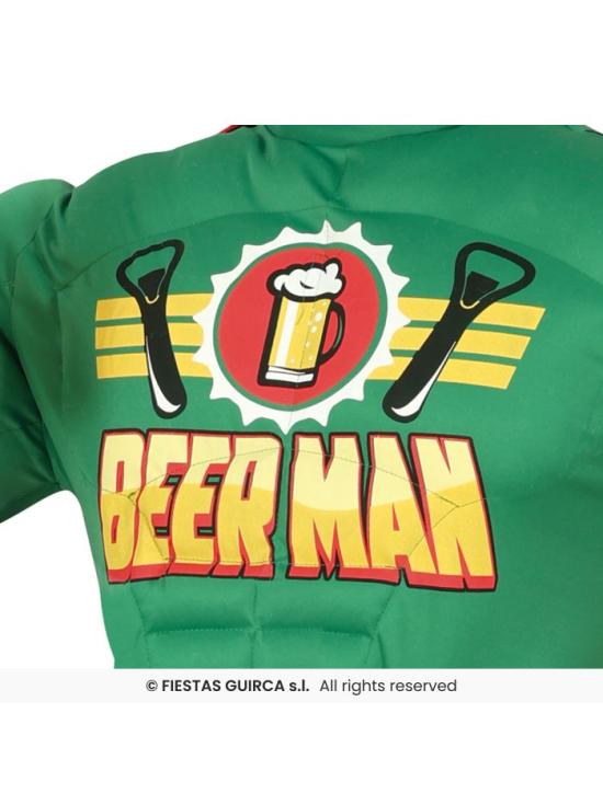 Disfraz de Capitán Super Cervecero Man