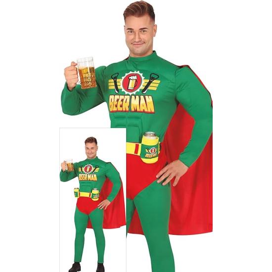 Disfraz de Capitán Super Cervecero Man Disfraz de Capitán Super Cervecero Man
