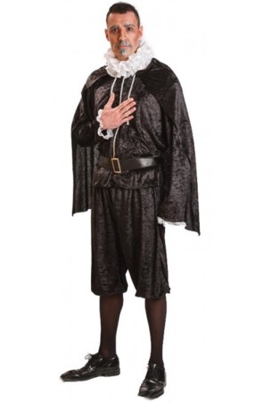 Disfraz de Cervantes talla 52 para Hombre