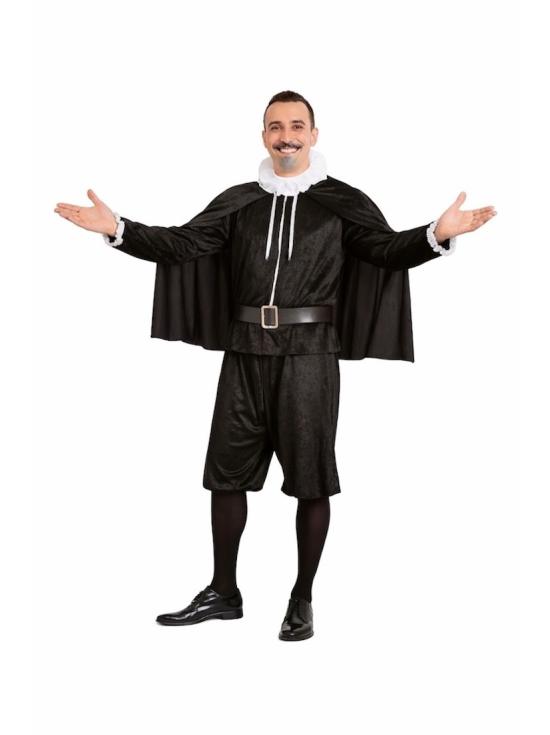 Disfraz de Cervantes talla 52 para Hombre