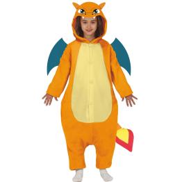 Disfraz de Dragon Naranja infantil