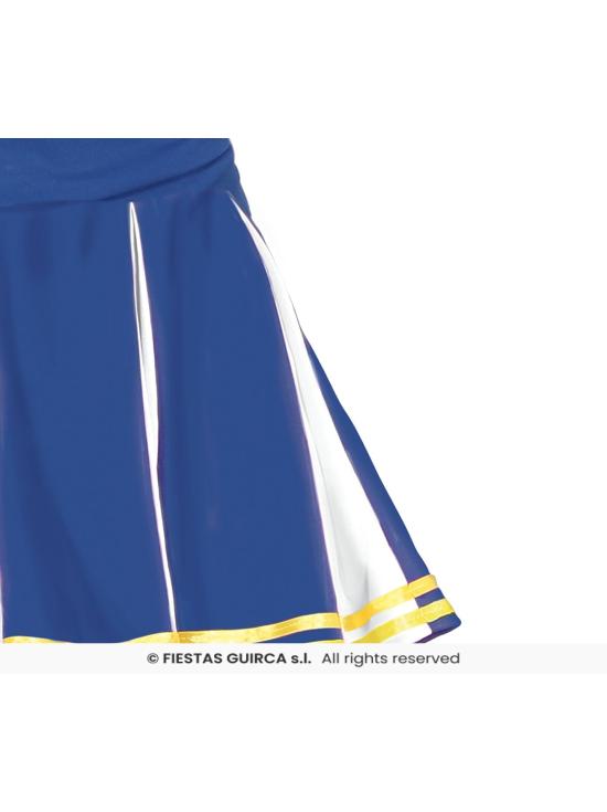 Disfraz de Cheerleader Azul para adulta
