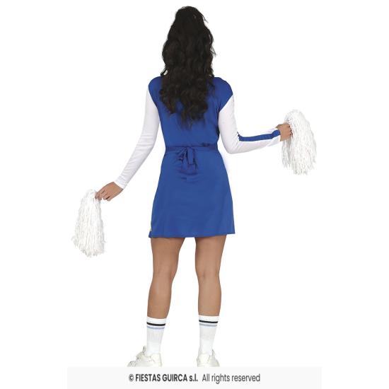 Disfraz de Cheerleader Azul para adulta Disfraz de Cheerleader Azul para adulta