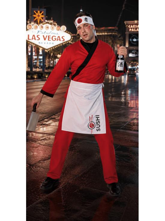 Disfraz de Chef de Sushi para Hombre