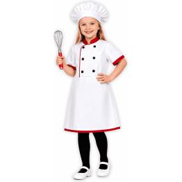 Disfraz de Chef Infantil para Niña