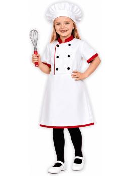 Disfraz de Chef Infantil para Niña