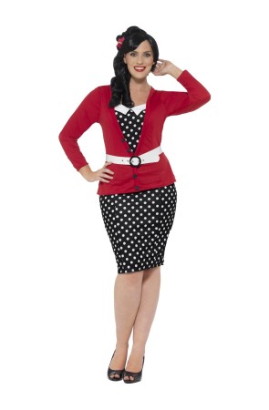 Disfraz de Chica Pin Up para mujer talla grande