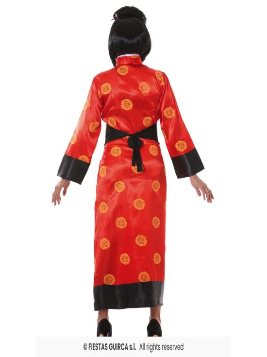 Disfraz de China Mandarina Roja para mujer
