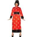 Disfraz de China Mandarina Roja para mujer