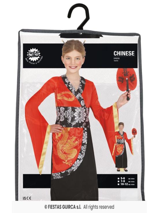 Disfraz de China para niñas