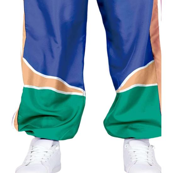 Disfraz de chándal de Gimnasta de los años 80 para Hombre Adulto ** Disfraz de chándal de Gimnasta de los años 80 para Hombre Adulto **