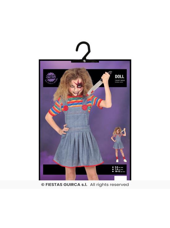 Disfraz de Chucky Diabólica para niña