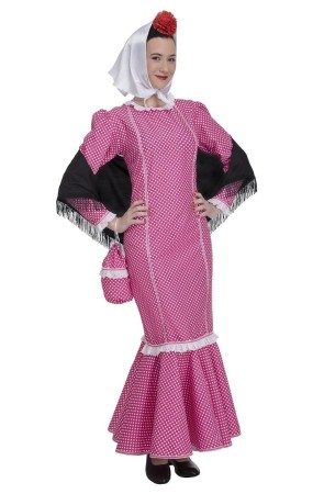 Disfraz de Chulapa Rosa para mujer