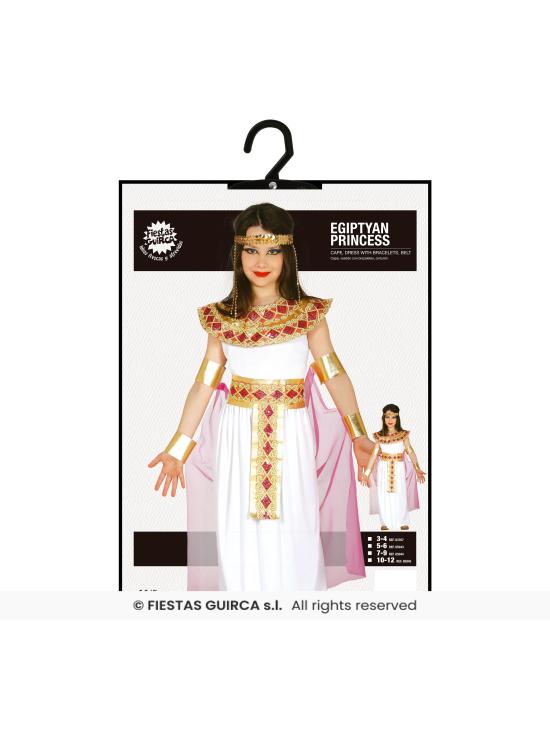 Disfraz de Cleopatra Reina Egipcia para Niña – Egipto Antiguo