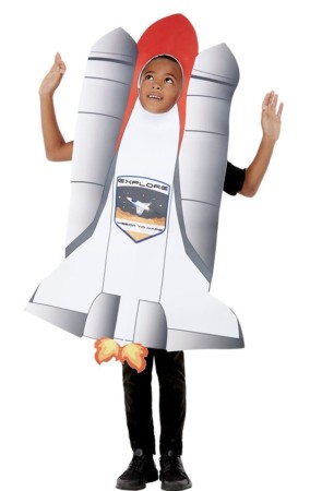 Disfraz de Cohete Blanco para niños