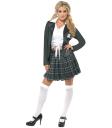 Disfraz de Colegiala Verde mujer ^