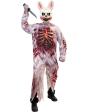 Disfraz de Conejo Zombie de Terror para Adulto – Animal Sangriento Halloween